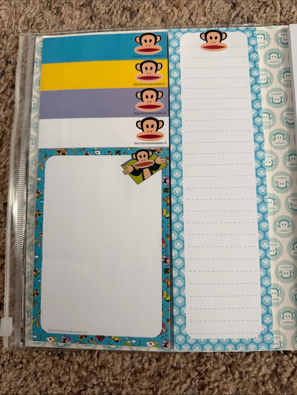 Paul Frank Sticky Notes & Flags Set - Picture 3 of 6